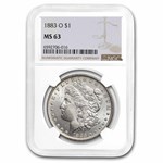 1883-O Morgan Dollar MS-63 NGC