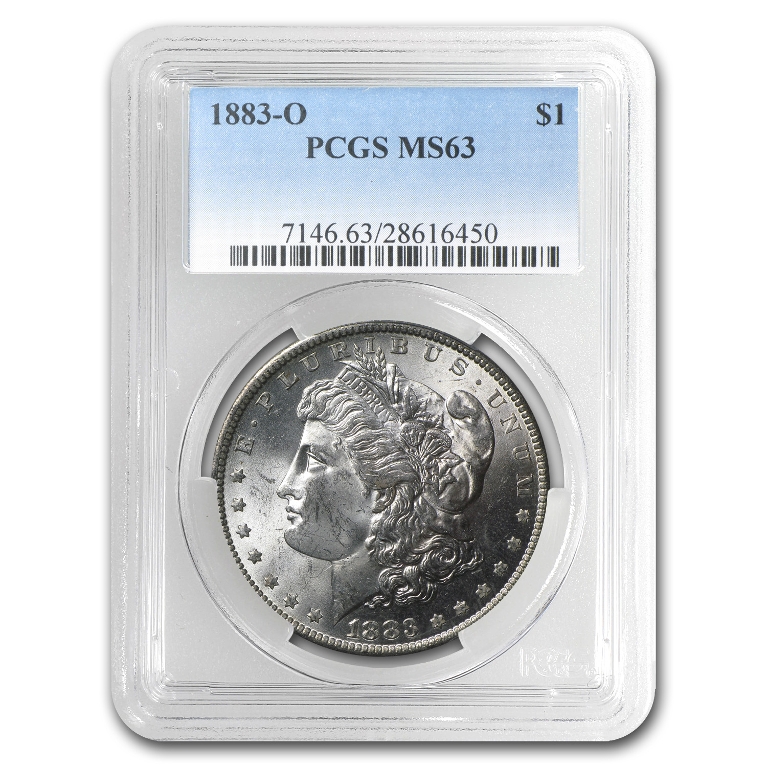 Details about   1883-O Morgan Silver Dollar $1 PCGS MS63 Toned 