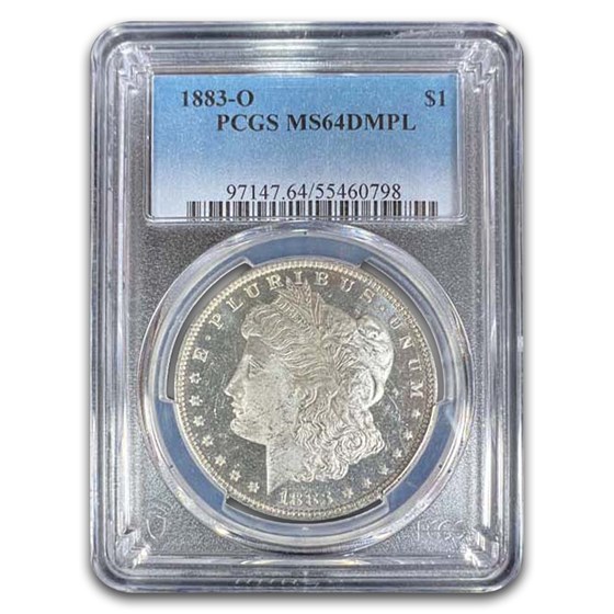 1883-O Morgan Dollar MS-64 DMPL PCGS 1883-O Morgan Dollar MS-64 DMPL PCGS