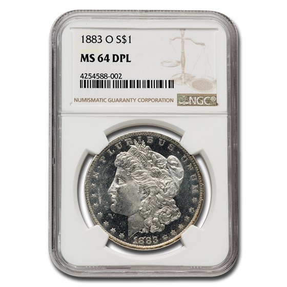 1883-O Morgan Dollar MS-64 DPL NGC 1883-O Morgan Dollar MS-64 DPL NGC