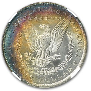 1883-O Morgan Dollar MS-64 NGC (Gorgeous Rev Toning) 1883-O Morgan Dollar MS-64 NGC (Gorgeous Rev Toning)
