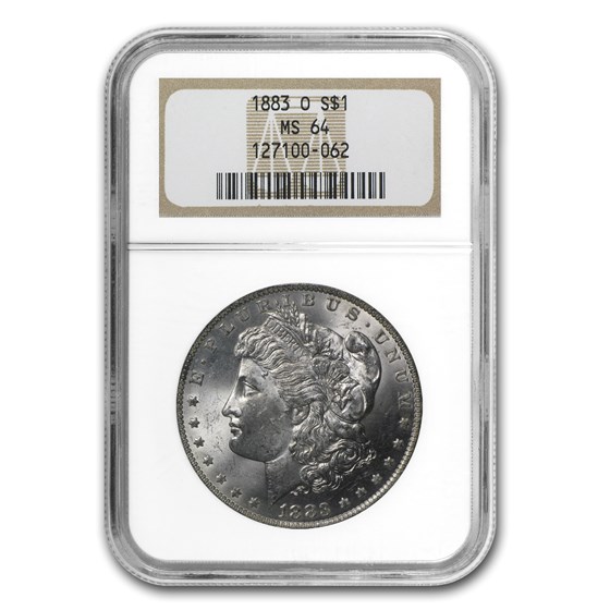 1883-O Morgan Dollar MS-64 NGC 1883-O Morgan Dollar MS-64 NGC