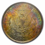 1883-O Morgan Dollar MS-64 PCGS (Rev Rainbow Toning)