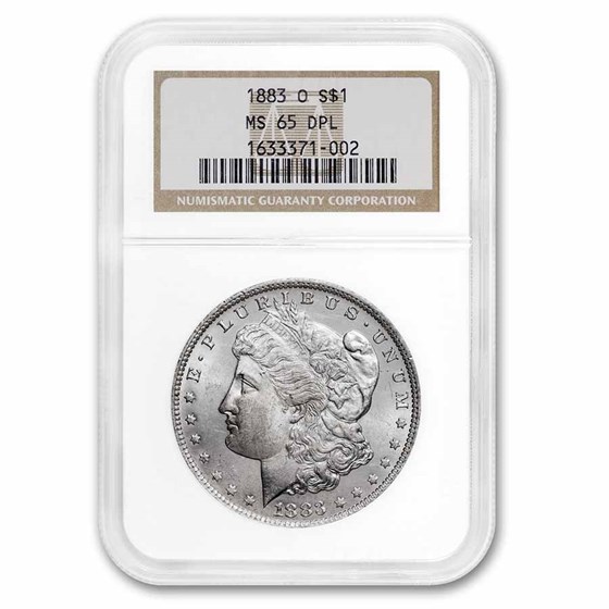 1883-O Morgan Dollar MS-65 DPL NGC 1883-O Morgan Dollar MS-65 DPL NGC