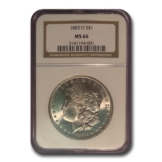 1883-O Morgan Dollar MS-66 NGC 1883-O Morgan Dollar MS-66 NGC