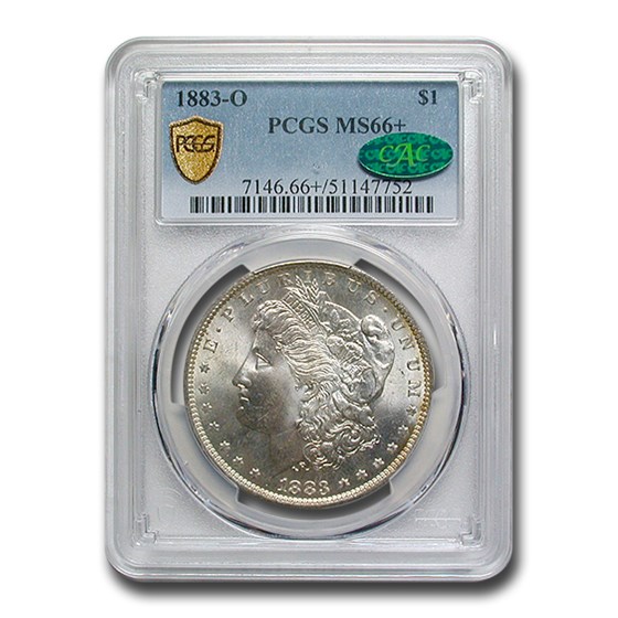 1883-O Morgan Dollar MS-66+ PCGS CAC 1883-O Morgan Dollar MS-66+ PCGS CAC