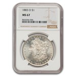 1883-O Morgan Dollar MS-67 NGC