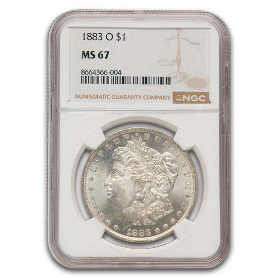 1883-O Morgan Dollar MS-67 NGC