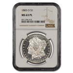1883-O Morgan Dollar PL MS-63 NGC
