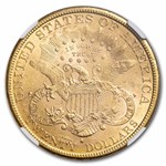 1883-S $20 Liberty Gold Double Eagle MS-61 NGC