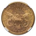 1883-S $20 Liberty Gold Double Eagle MS-62 NGC