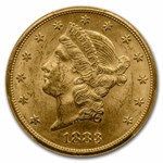 1883-S $20 Liberty Gold Double Eagle MS-63 PCGS