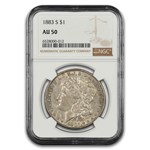 1883-S Morgan Dollar AU-50 NGC