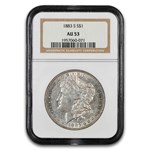 1883-S Morgan Dollar AU-53 NGC