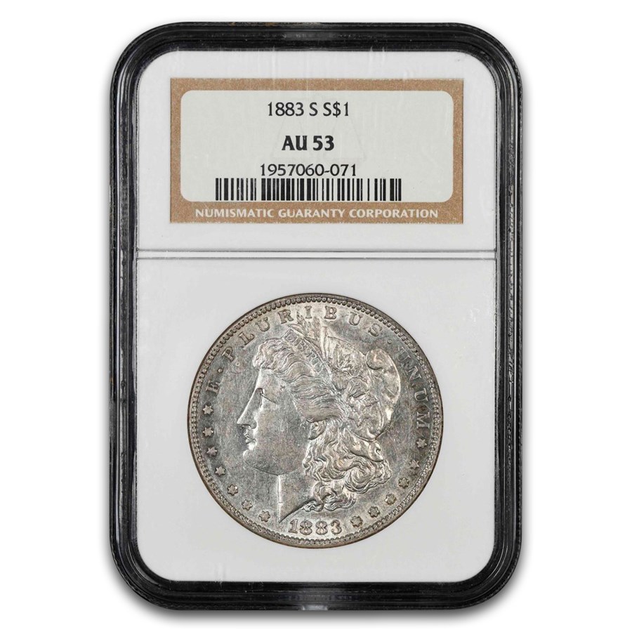 1883-S Morgan Dollar AU-53 NGC
