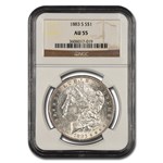 1883-S Morgan Dollar AU-55 NGC