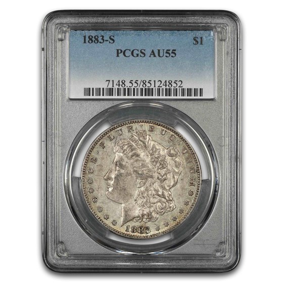 1883-S Morgan Dollar AU-55 PCGS