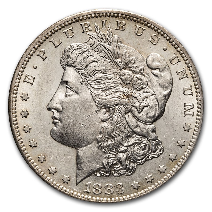 1883-S Morgan Dollar AU-55