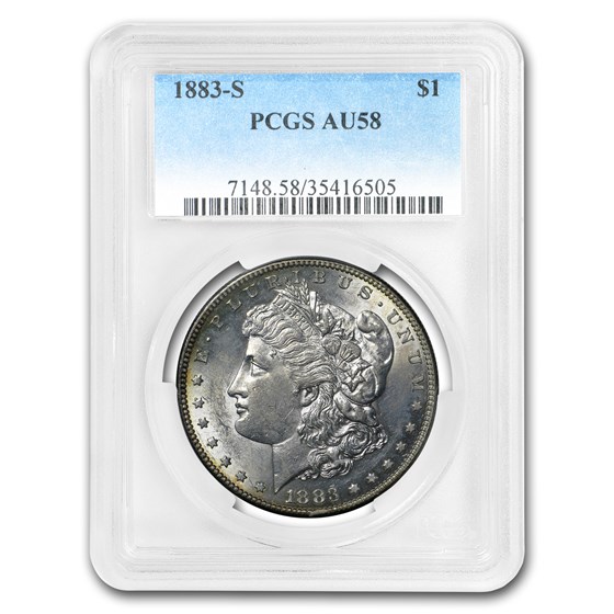 1883-S Morgan Dollar AU-58 PCGS