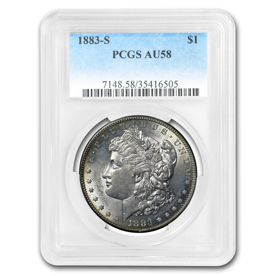 1883-S Morgan Dollar AU-58 PCGS 1883-S Morgan Dollar AU-58 PCGS