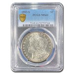 1883-S Morgan Dollar MS-61 PCGS