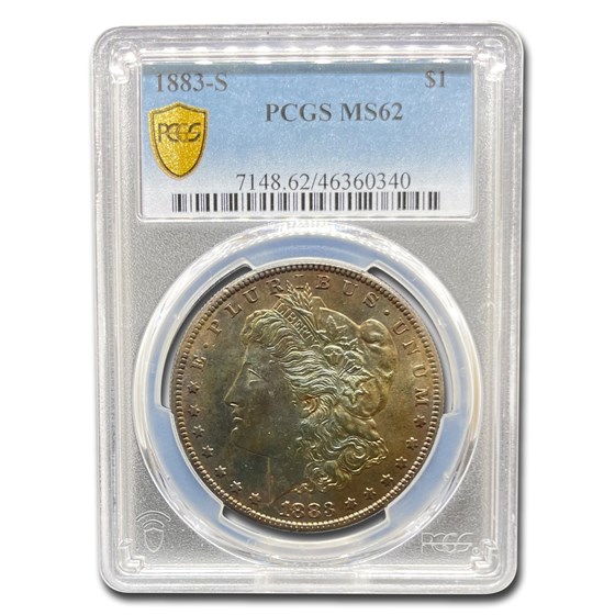 1883-S Morgan Dollar MS-62 PCGS