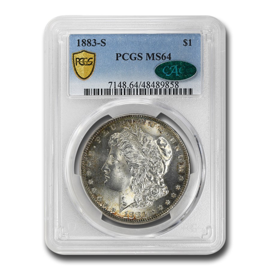 1883-S Morgan Dollar MS-64 PCGS CAC