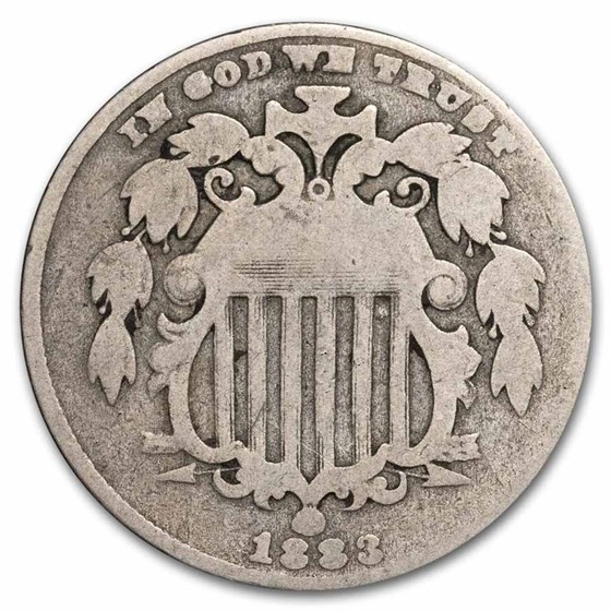 1883 Shield Nickel Good 1883 Shield Nickel Good