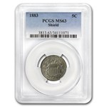 1883 Shield Nickel MS-63 PCGS