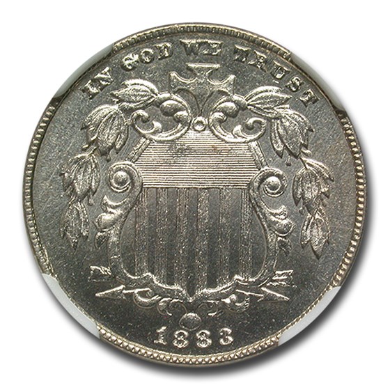 1883 Shield Nickel MS-64 NGC 1883 Shield Nickel MS-64 NGC