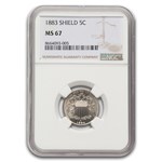1883 Shield Nickel MS-67 NGC