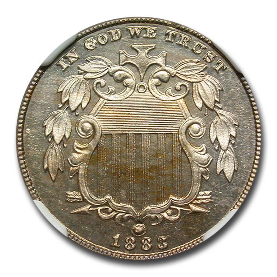 1883 Shield Nickel PF-65 NGC