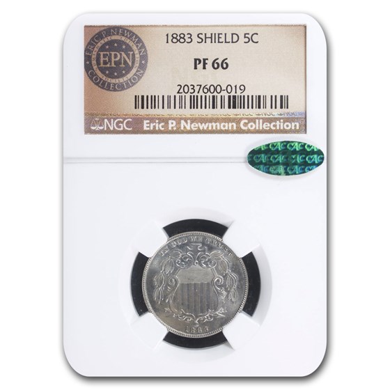 1883 Shield Nickel PF-66 NGC CAC 1883 Shield Nickel PF-66 NGC CAC