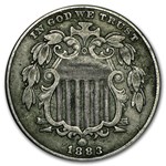 1883 Shield Nickel VF