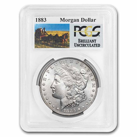 1883 Stage Coach Morgan Dollar BU PCGS 1883 Stage Coach Morgan Dollar BU PCGS