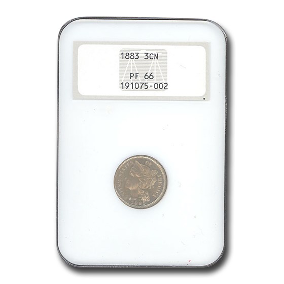 1883 Three Cent Nickel PF-66 NGC