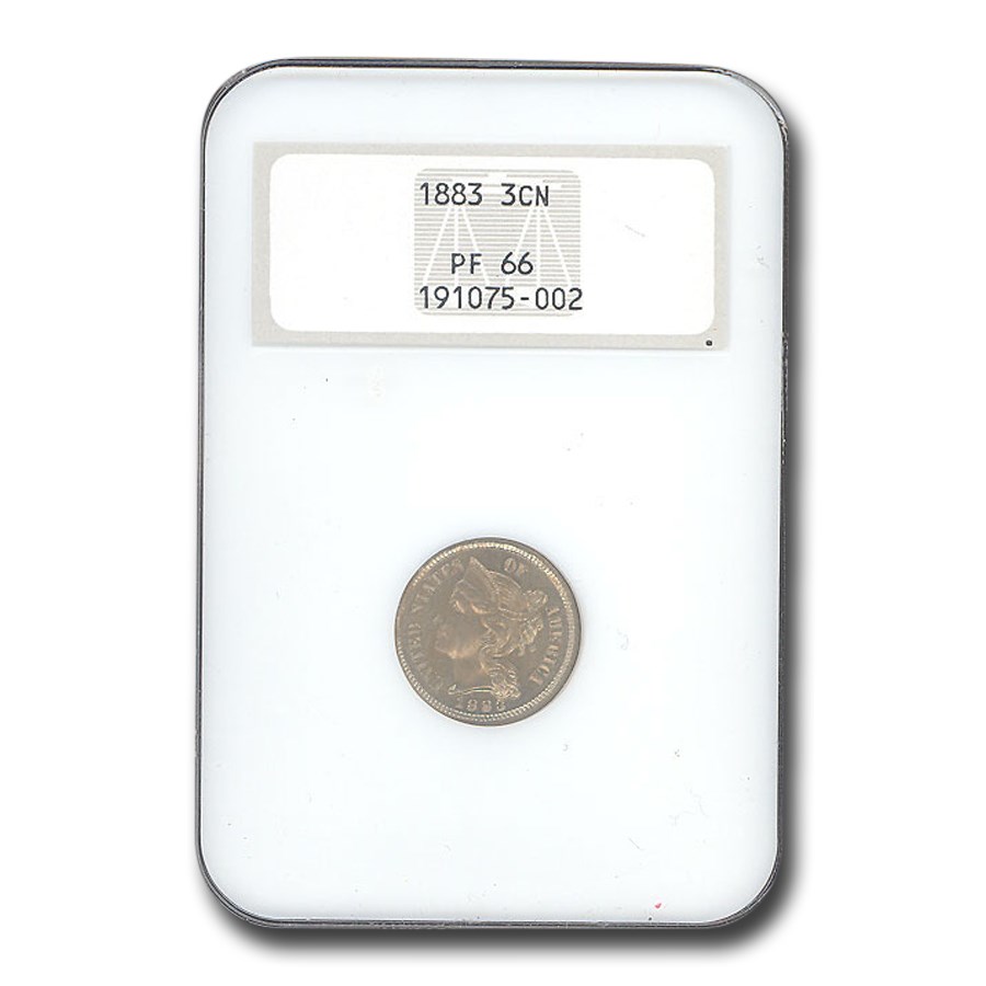 1883 Three Cent Nickel PF-66 NGC
