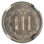 1883 Three Cent Nickel PF-67 NGC