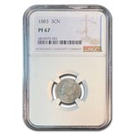 1883 Three Cent Nickel PF-67 NGC