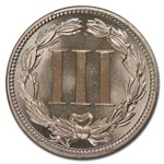 1883 Three Cent Nickel PR-66 PCGS CAC