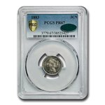 1883 Three Cent Nickel PR-67 PCGS CAC