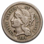 1884 3 Cent Nickel VF