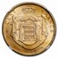 1884-A Monaco Gold 100 Francs Charles III MS-62 NGC