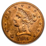 1884-CC $10 Liberty Gold Eagle XF-40 PCGS