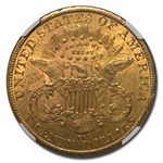 1884-CC $20 Liberty Gold Double Eagle AU-53 NGC