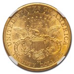 1884-CC $20 Liberty Gold Double Eagle MS-62 NGC