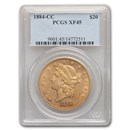 1884-CC $20 Liberty Gold Double Eagle XF-45 PCGS