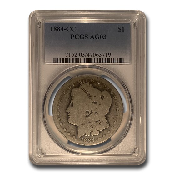 1884-CC Morgan Dollar AG-3 PCGS (Low Ball Registry) 1884-CC Morgan Dollar AG-3 PCGS (Low Ball Registry)