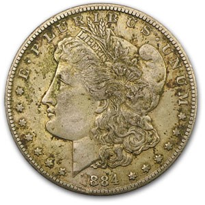 1884-CC Morgan Dollar AU Details (Scratched) 1884-CC Morgan Dollar AU Details (Scratched)