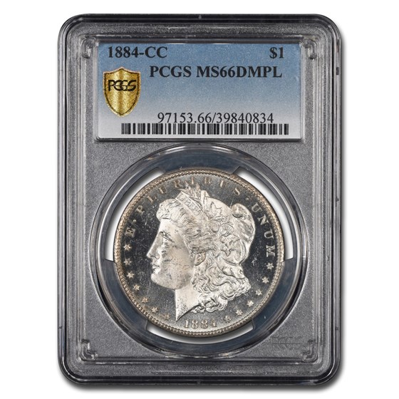 1884-CC Morgan Dollar DMPL MS-66 PCGS 1884-CC Morgan Dollar DMPL MS-66 PCGS